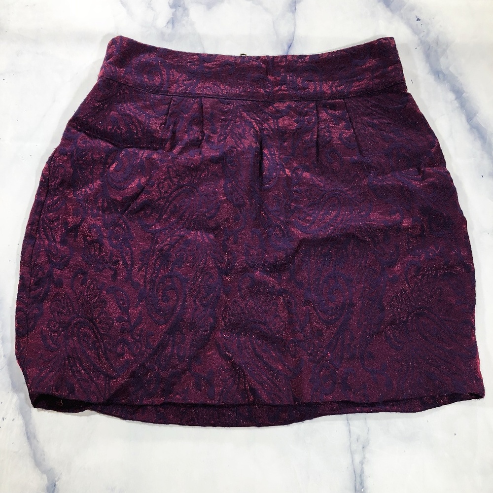 Urban Outfitters Silence + Noise Metallic Skirt